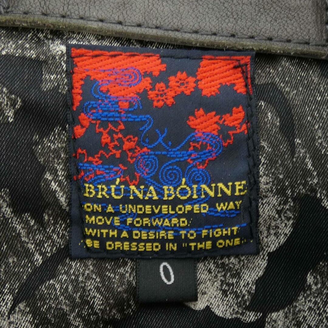 BRUNABOINNE(ブルーナボイン)のブルーナボイン BRU NA BOINNE レザージャケット メンズのジャケット/アウター(テーラードジャケット)の商品写真