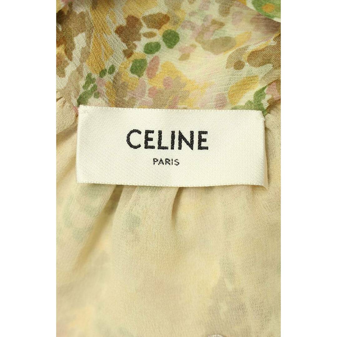 celine(セリーヌ)のセリーヌバイエディスリマン  2B784810T フラワープリントラヴァリエールシルクボウタイブラウス レディース 34 レディースのトップス(シャツ/ブラウス(長袖/七分))の商品写真