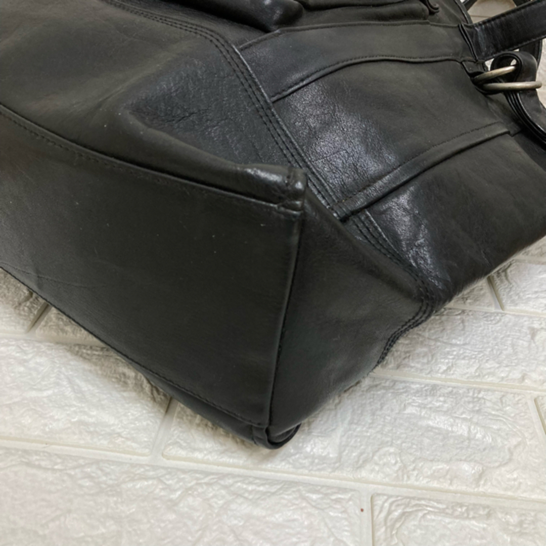 PORTER(ポーター)の良品 PORTER ポーター　本革　トートバッグ　大容量　ブラック メンズのバッグ(トートバッグ)の商品写真