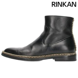 ランバン(LANVIN)のランバン チェーンサイドジップブーツ レディース 37(ブーツ)