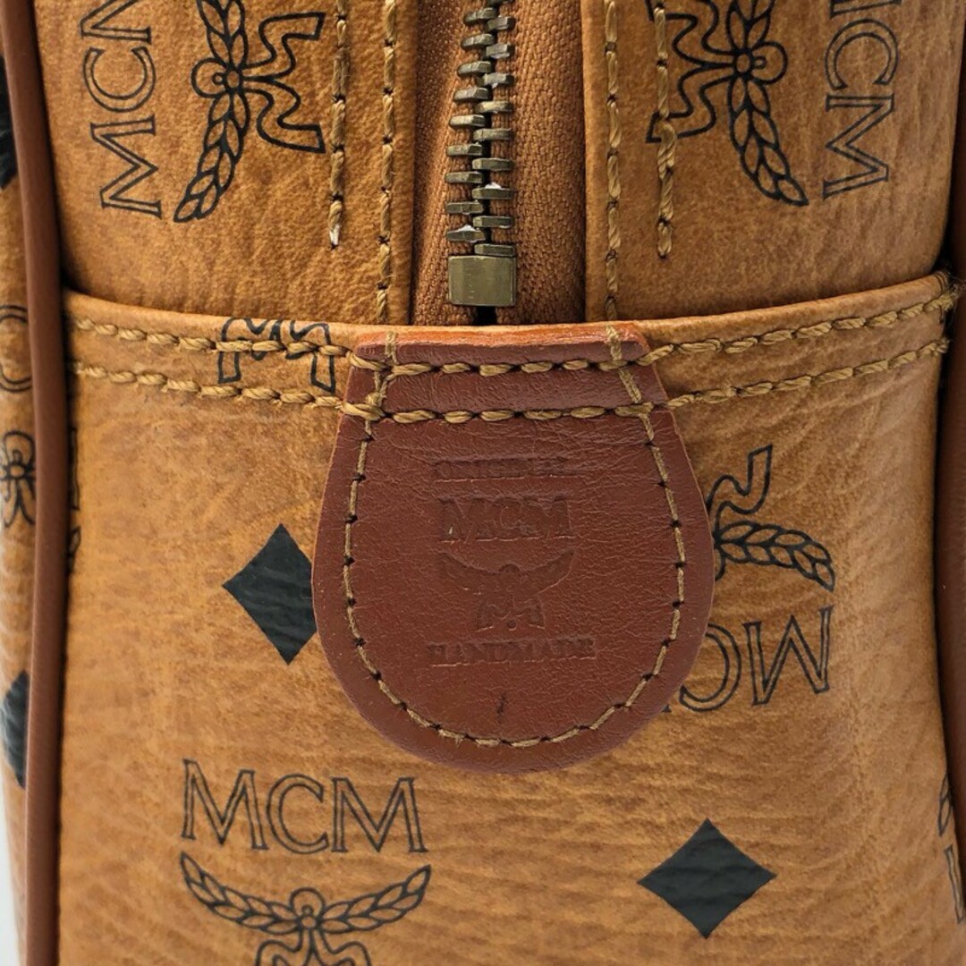 MCM - エム・シー・エム MCM クラッチバッグ コニャック レザー メンズ