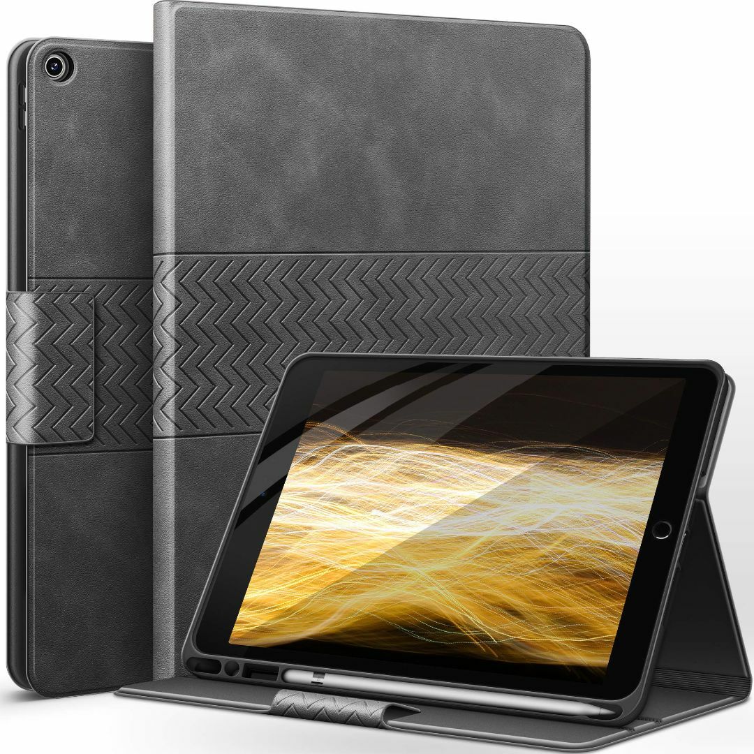 色:グレーauaua iPad 987世代 ケース ペン収納 iPad 10の通販 by ミキ ...