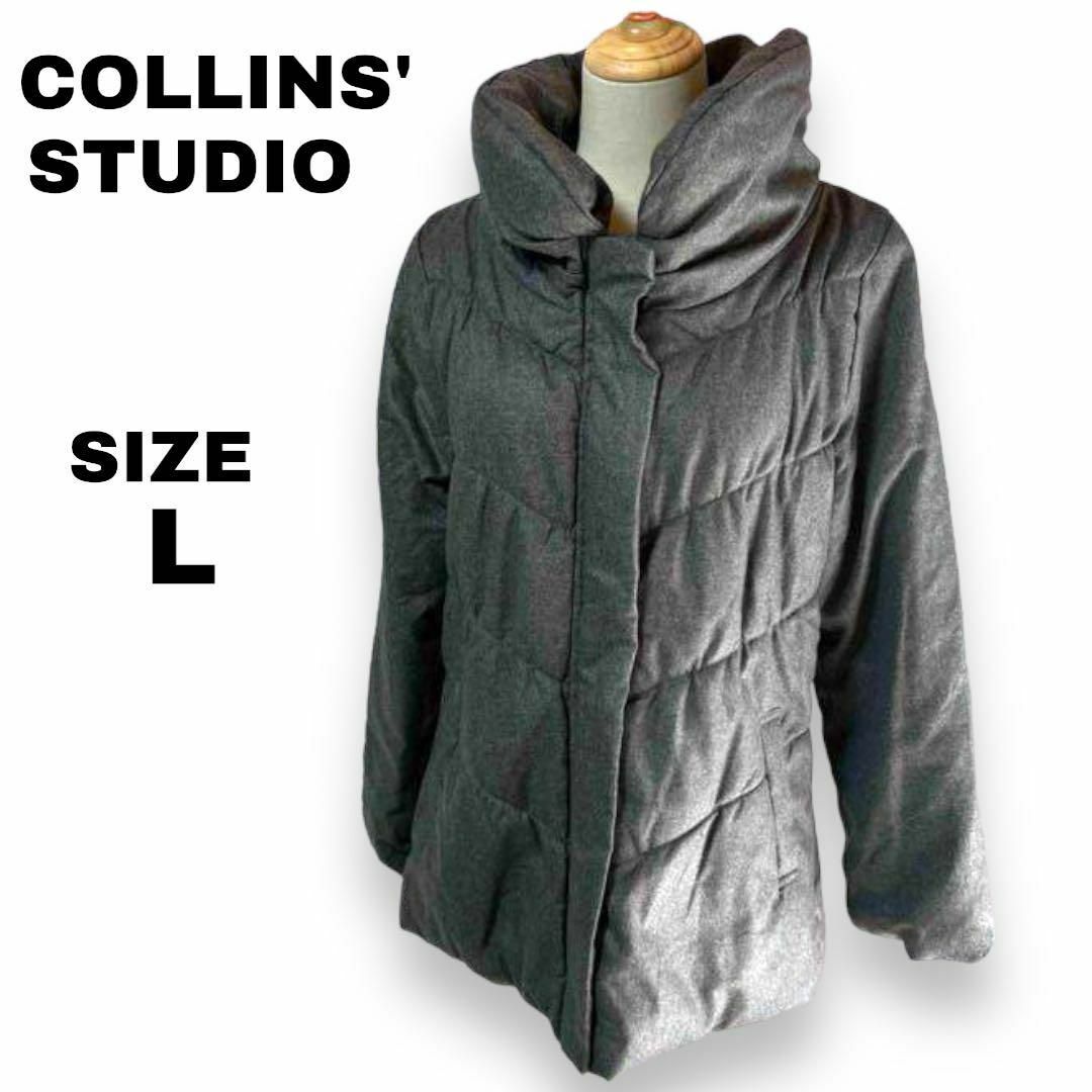 collns' studio  ダウンジャッケト　Lサイズ　グレー　美品