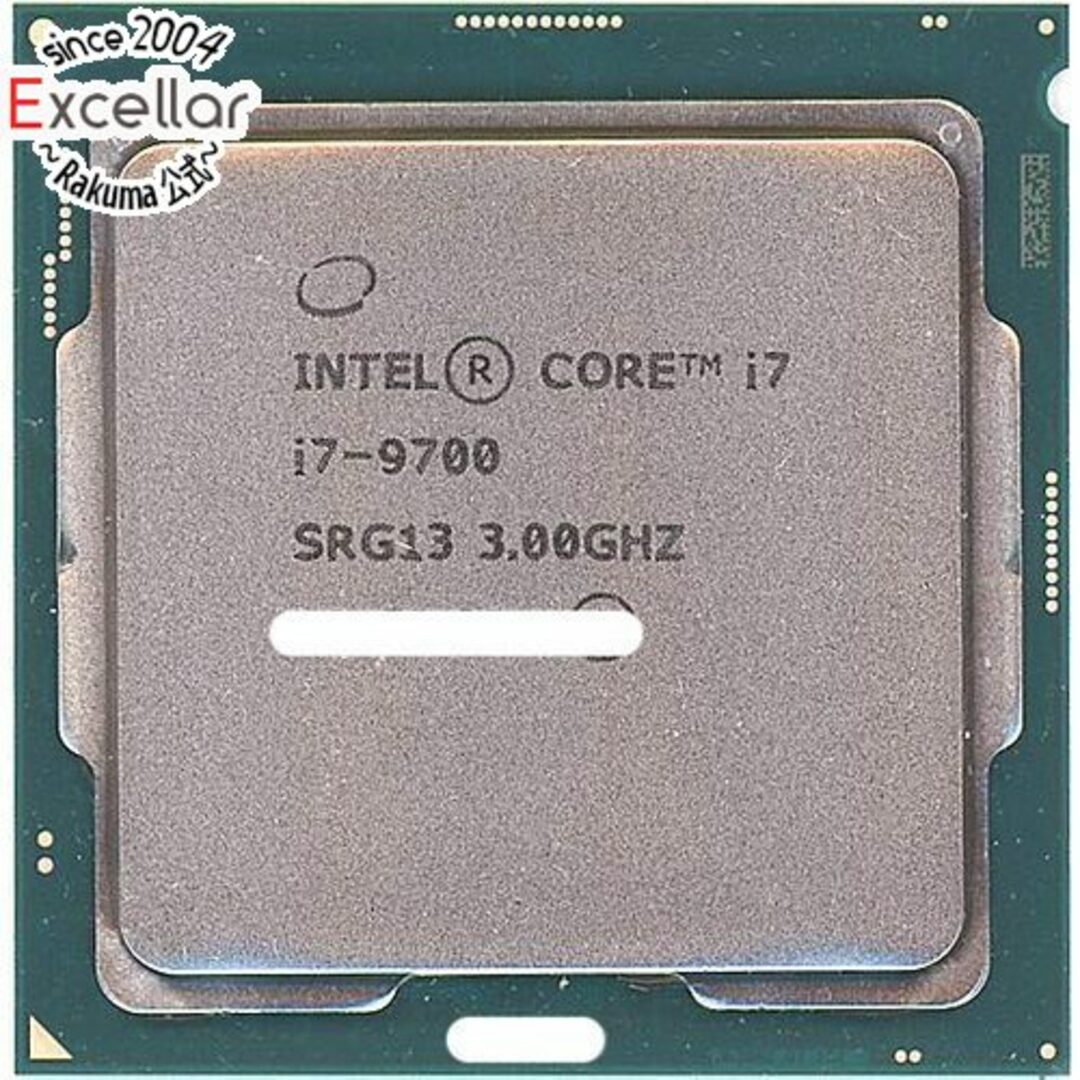 intel(インテル)のCore i7 9700　3.0GHz LGA1151 65W　SRG13 スマホ/家電/カメラのPC/タブレット(PCパーツ)の商品写真