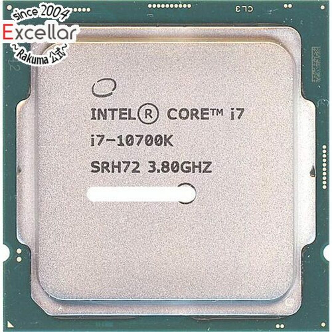 Core i7 10700K　3.8GHz LGA1200 125W　SRH72