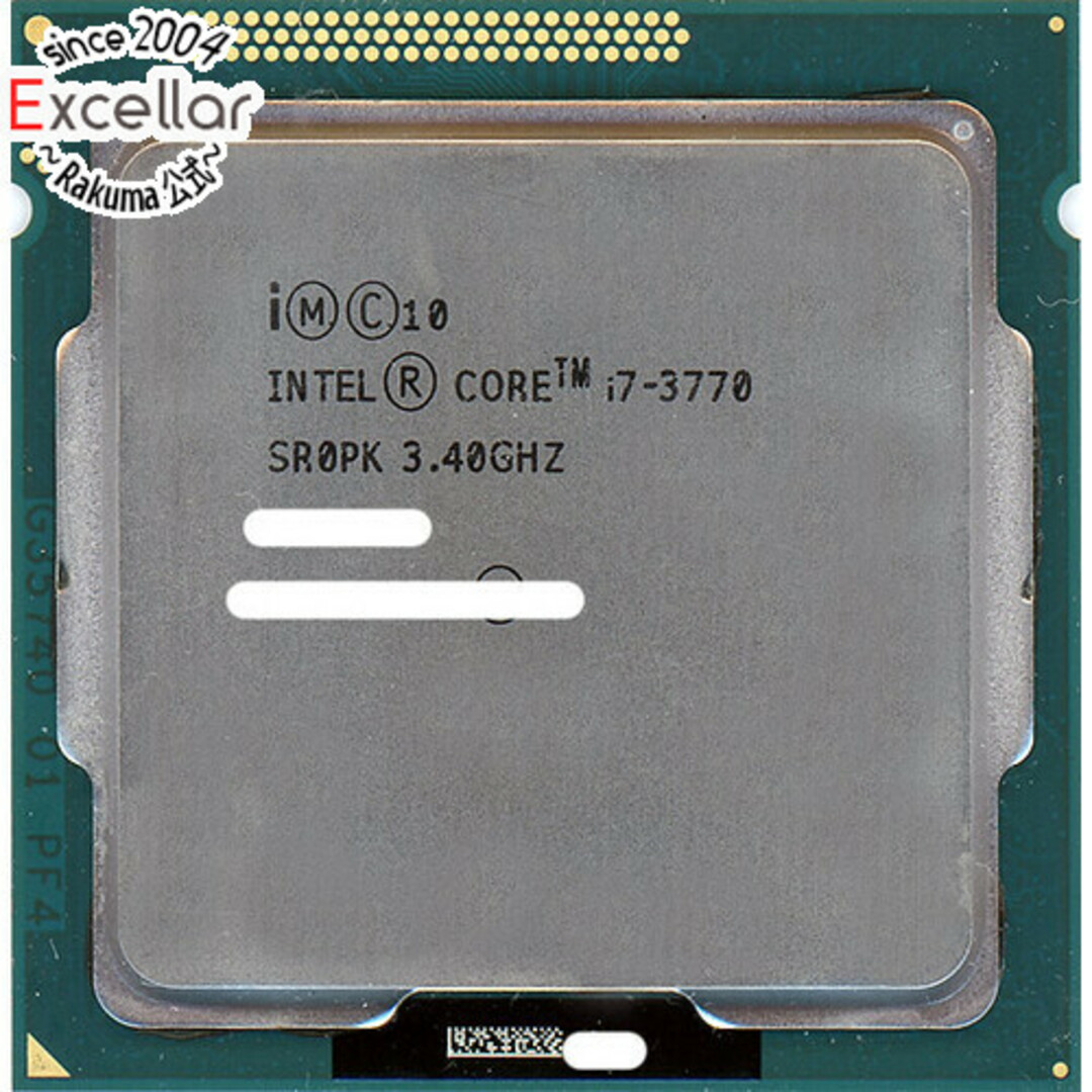 Core i7 3770　3.4GHz LGA1155　SR0PK