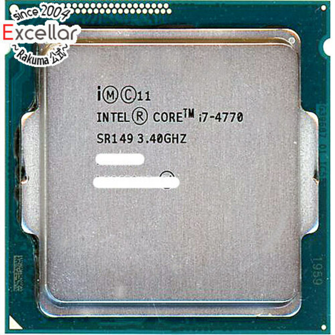 intel - Core i7 4770 Haswell 3.4GHz LGA1150 SR149の通販 by