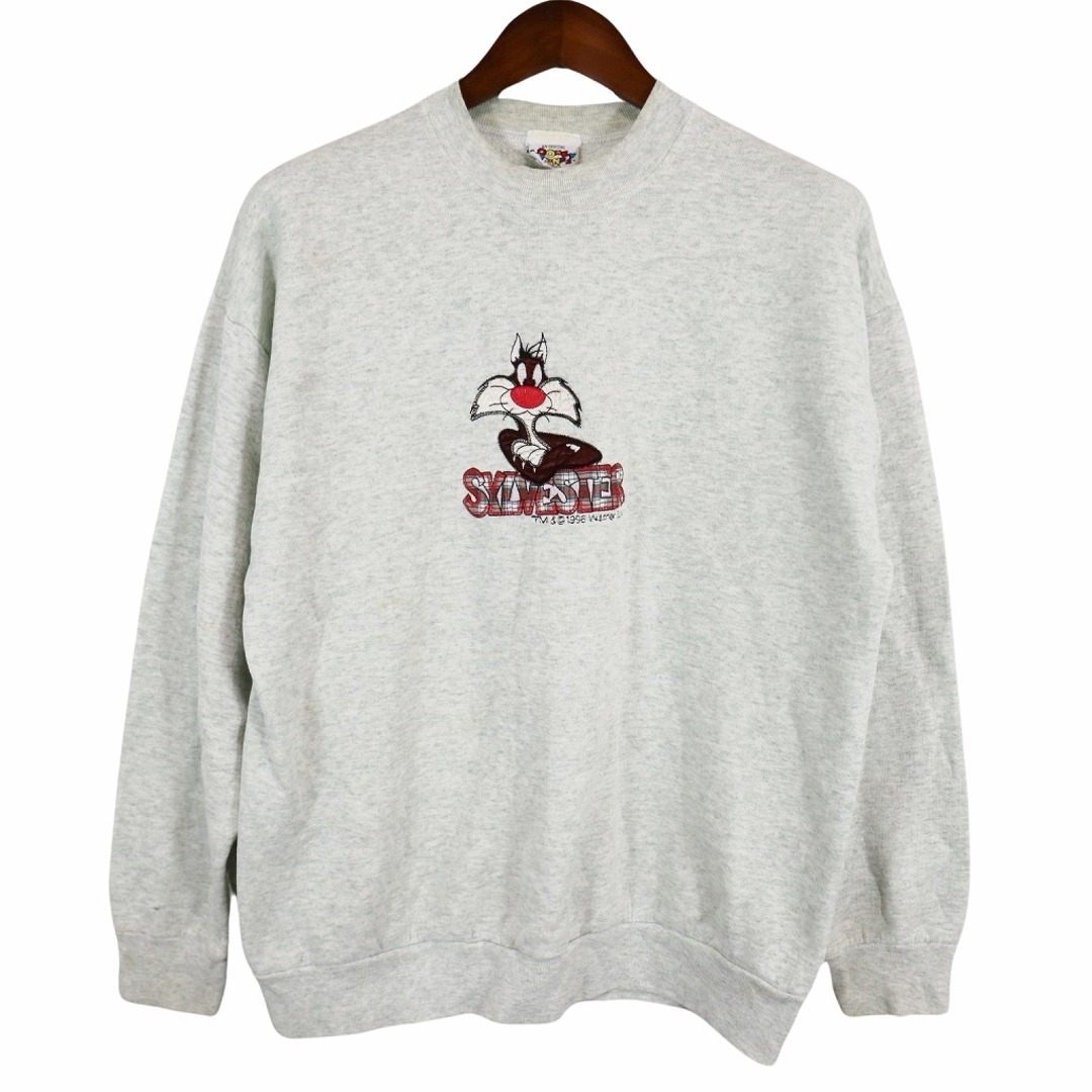 【VINTAGE】90s クルーネックスウェット ワーナー ルーニー・テューンズ 90年代 WARNER BROS ワーナーブラザーズ ルーニーチューンズ