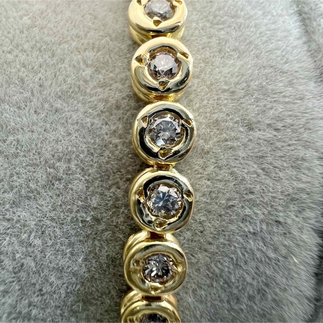 ジュエリーマキ - k18 天然 ダイヤモンド 1.00ct ブレスレット