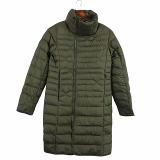 ザノースフェイス(THE NORTH FACE)のSALE// THE NORTH FACE ノースフェイス コート ダウンジャケット アウトドア キャンプ 550fil ロング丈 グリーン (レディース S) O4808(ダウンジャケット)