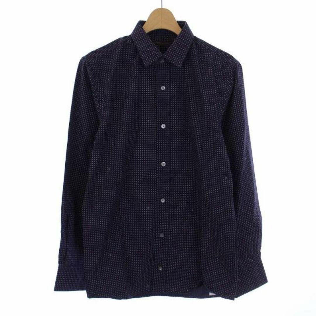 LOUIS VUITTON シャツ 長袖 紺 RW052M MHS02CH1 - シャツ