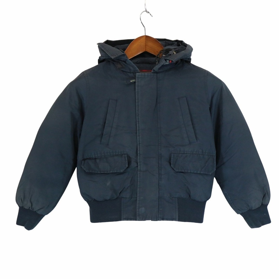 WOOLRICH ウールリッチ アークティックパーカ マウンテンパーカー ダウン フェザー チンストラップ ネイビー (キッズ 8)   O4848