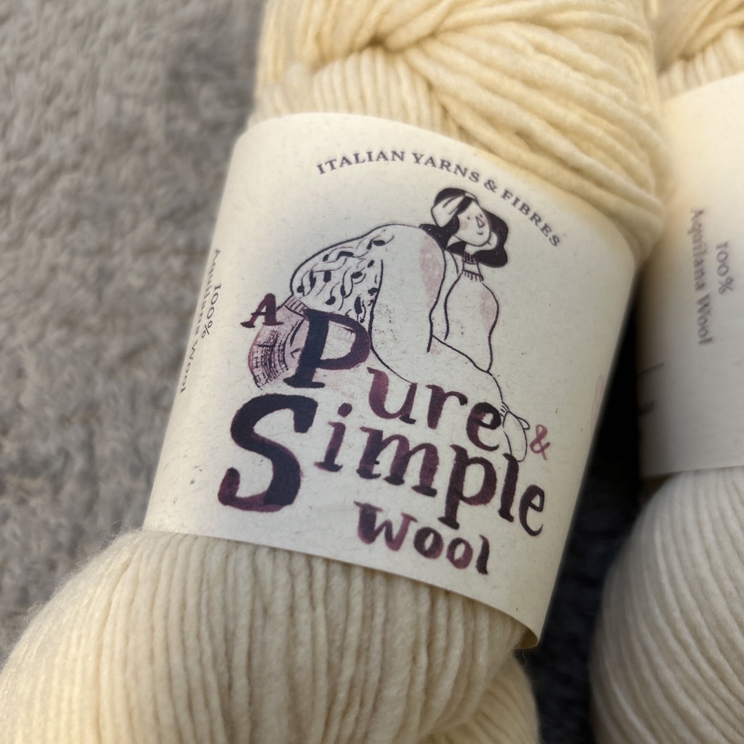 Lanivendole PURE AND SIMPLE WOOL  毛糸