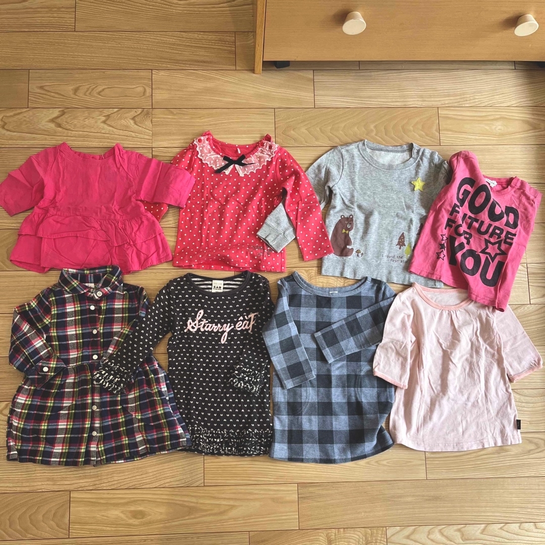 90㎝女の子♡秋冬まとめ売り キッズ/ベビー/マタニティのキッズ服女の子用(90cm~)(その他)の商品写真