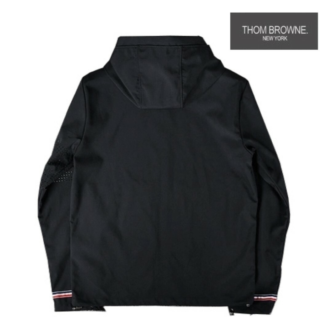 撥水加工THOM BROWNE (トムブラウン) レーザーカット ジャケット-