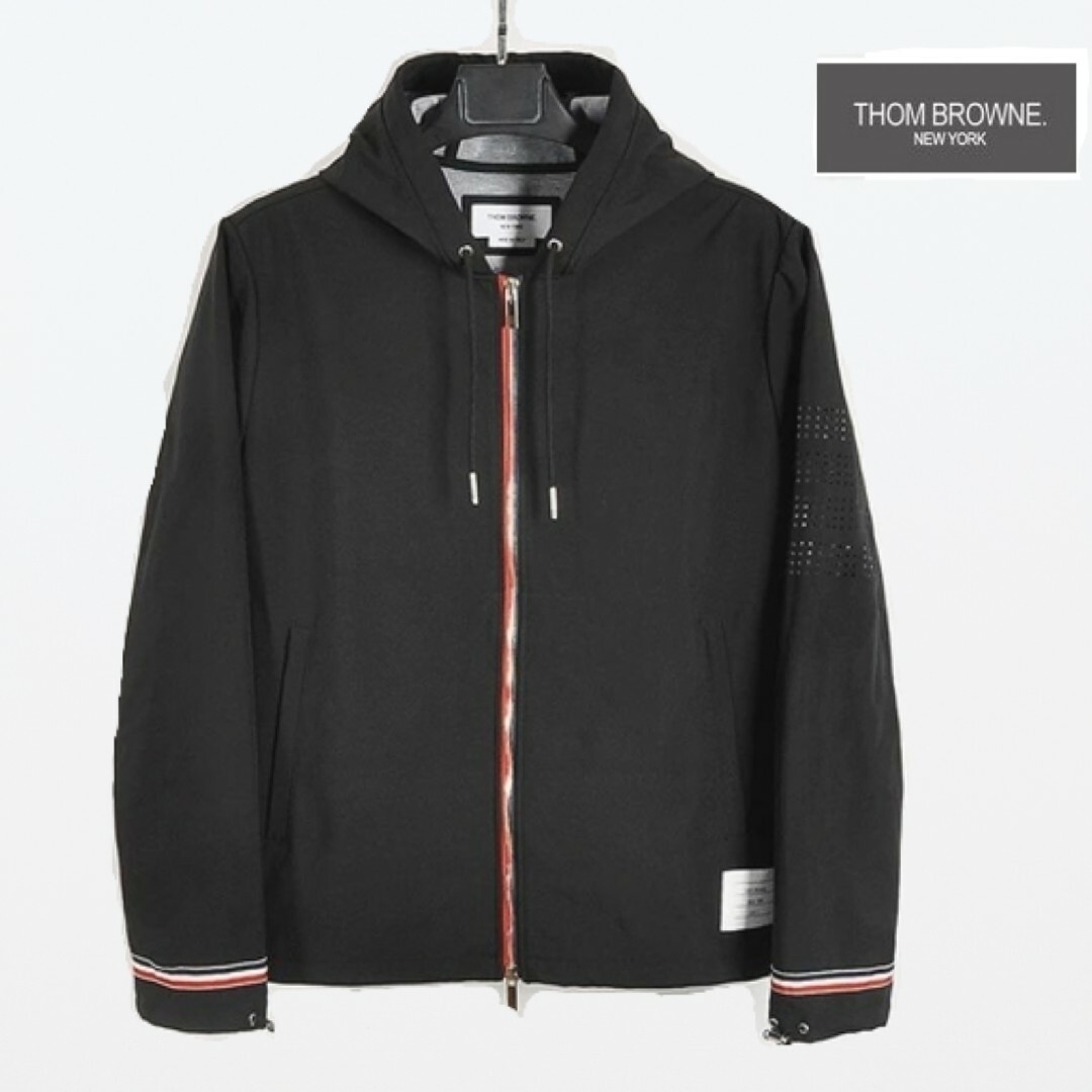 撥水加工THOM BROWNE (トムブラウン) レーザーカット ジャケット 3