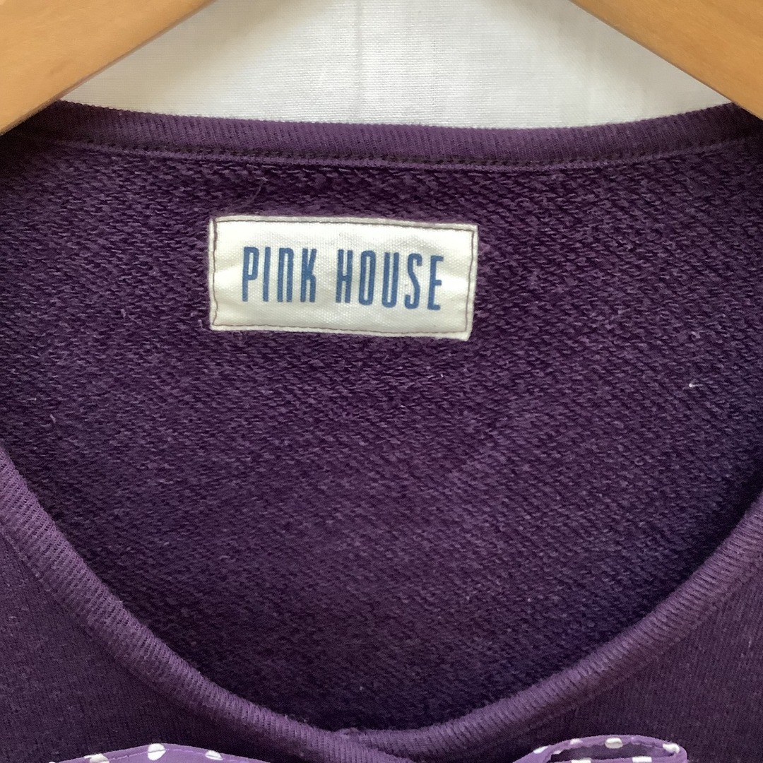 PINK HOUSE(ピンクハウス)の♪♪PINK HOUSE ピンクハウス レディース カーディガン ジャケット リボン 水玉  パープル レディースのトップス(カーディガン)の商品写真