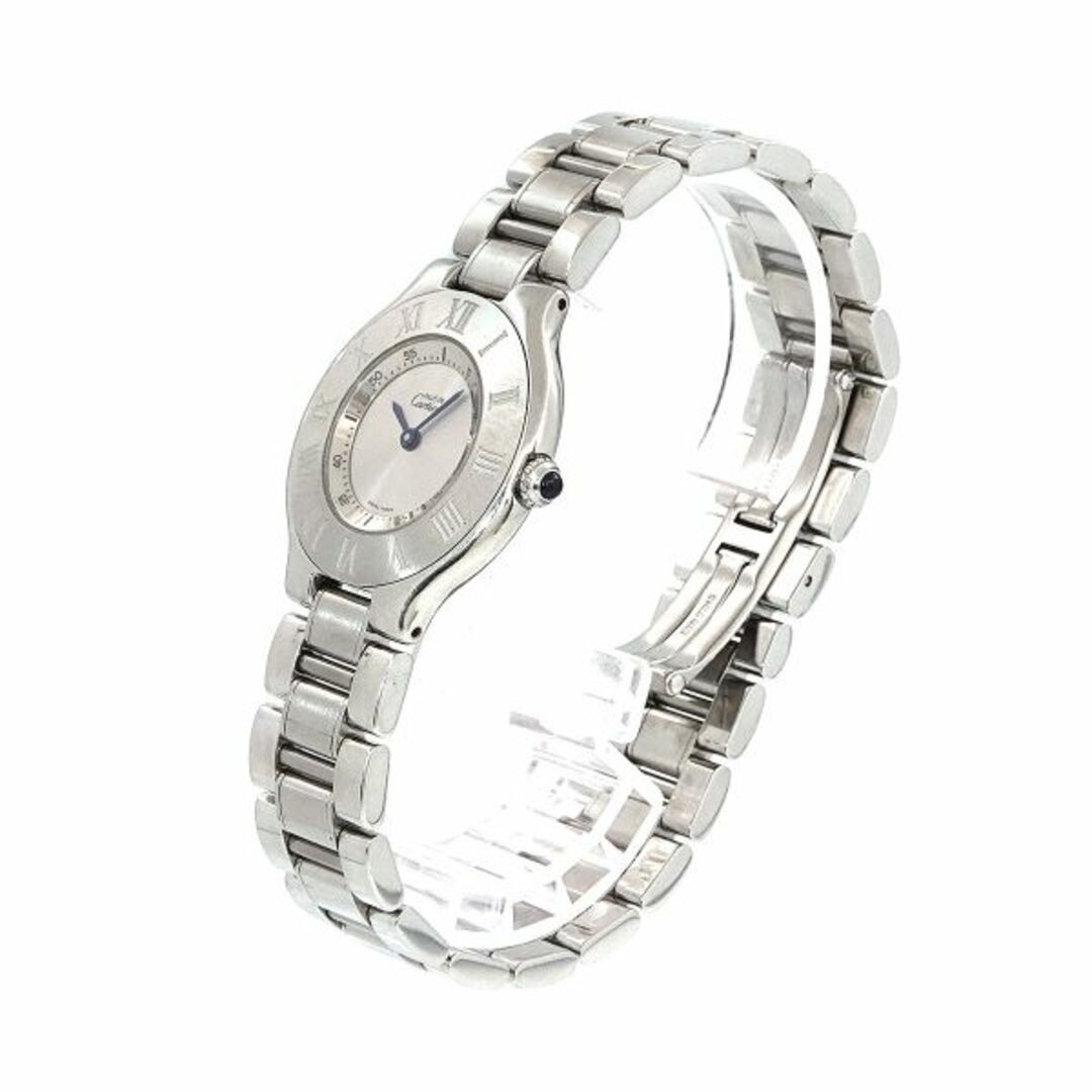カルティエ Cartier マスト21 ヴァンティアン W10110T2 ボーイズ 腕時計 シルバー 文字盤 クォーツ ウォッチ Must 21 VLP 90205962