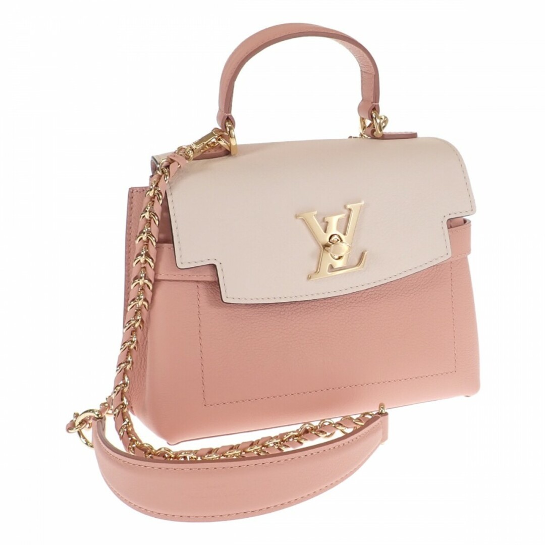 【Sランク】LOUIS VUITTON ルイヴィトン ロックミー・エヴァーMINI ショルダー ハンドバッグ 2way グレインカーフ Rose Trianon /Quartz【ISEYA】約175cmストラップ