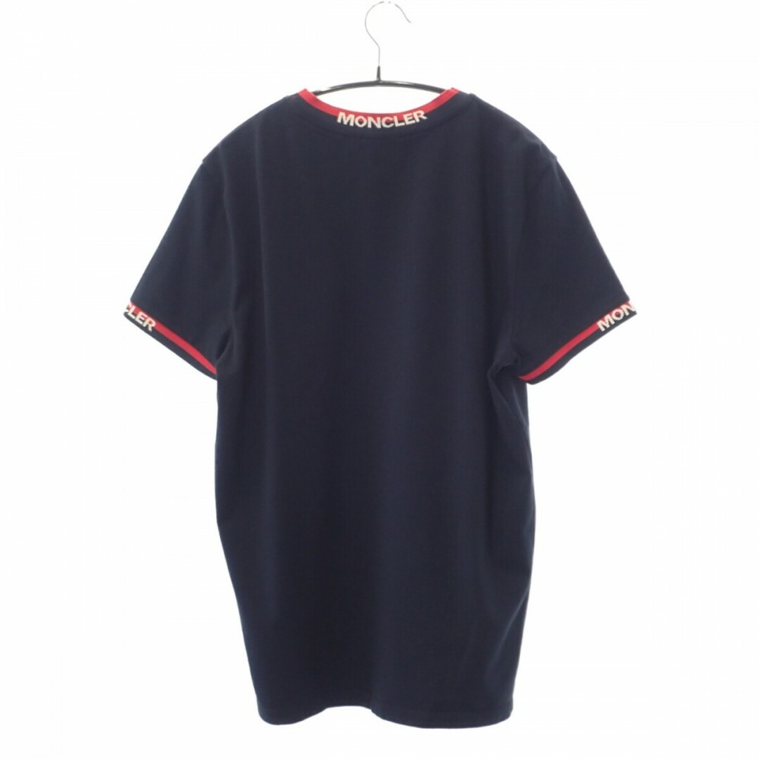 【Aランク】Moncler モンクレール MAGLIA モックネックTシャツ 半袖 トップス E10918000700 87296 コットン ブラック Sサイズ【ISEYA】