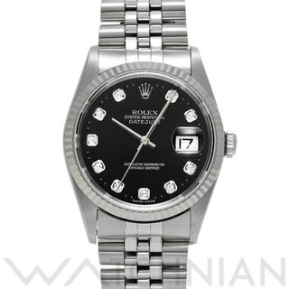 ロレックス(ROLEX)の中古 ロレックス ROLEX 16234G W番(1996年頃製造) ブラック /ダイヤモンド メンズ 腕時計(腕時計(アナログ))