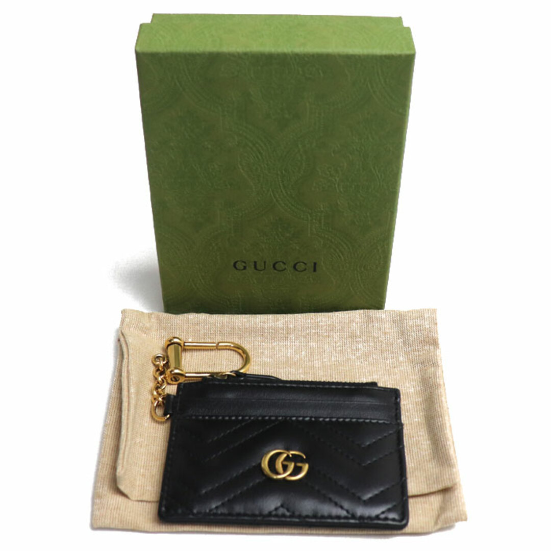 Gucci - GUCCI グッチ キーチェーン付き ウォレット コインケース GG