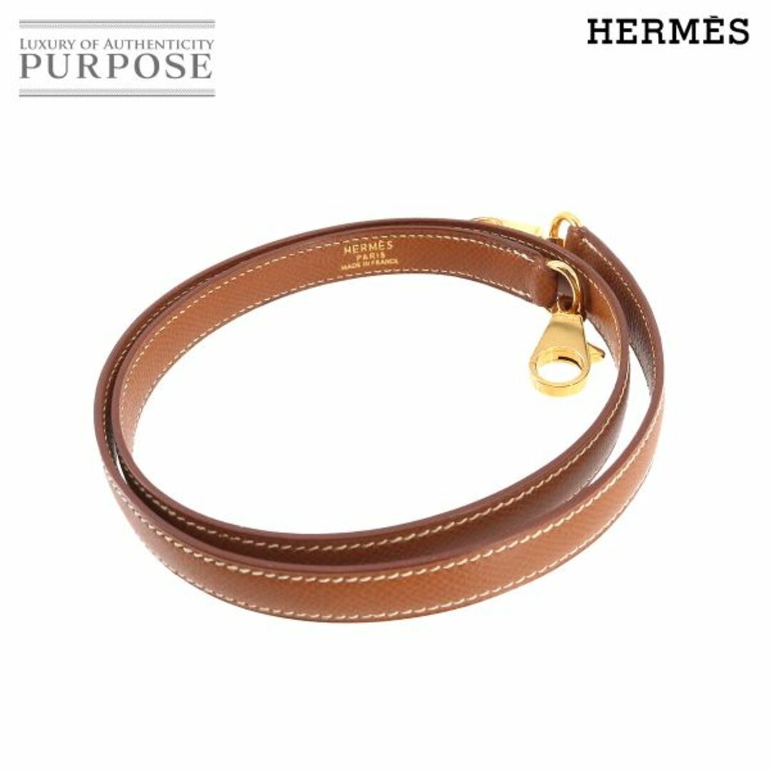 エルメス HERMES ケリー ボリード ショルダー ストラップ エプソン ブラウン シルバー 金具 VLP 90136000