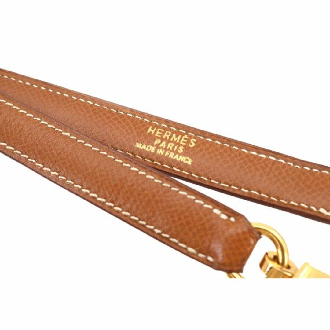 エルメス HERMES ケリー ボリード ショルダー ストラップ シャモニー ナチュラル ゴールド 金具 小物 VLP 90197691