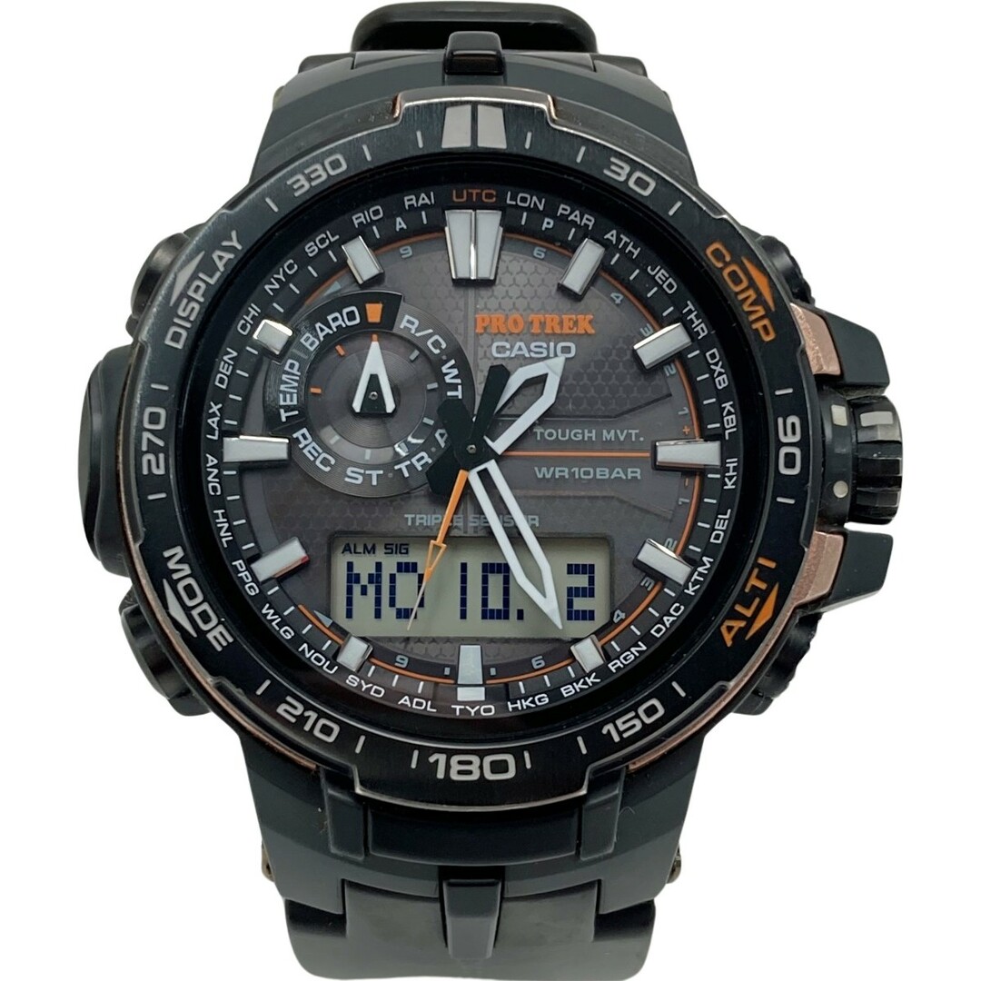 ☆☆CASIO カシオ PRO TREK プロトレック トリプルセンサー PRW-6000Y-1JF 電波ソーラー メンズ 腕時計