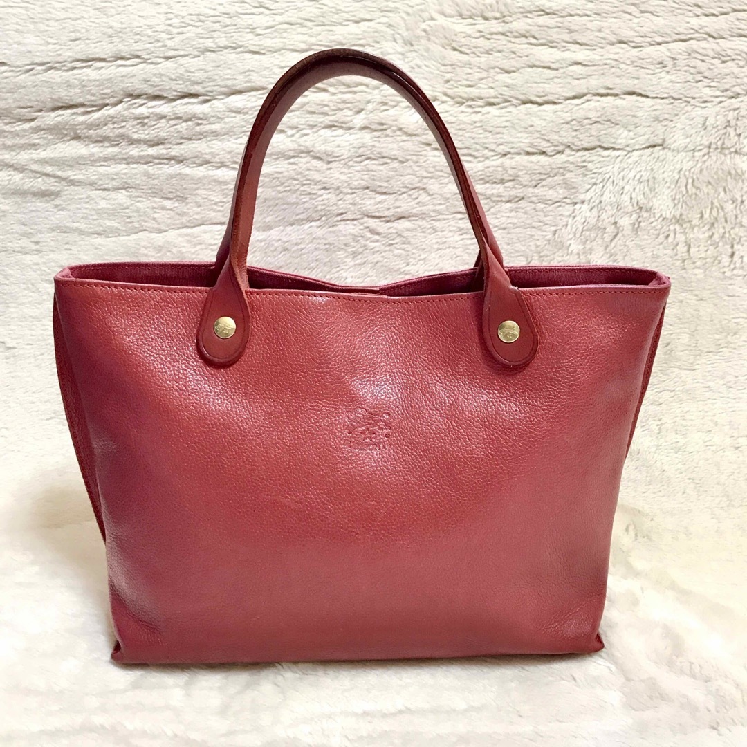 IL BISONTE - 美品 ILBISONTE オールレザー トートバッグ ハンドバッグ