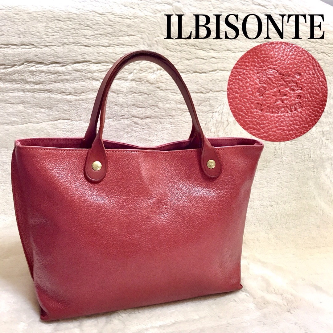 IL BISONTE - 美品 ILBISONTE オールレザー トートバッグ ハンドバッグ ...