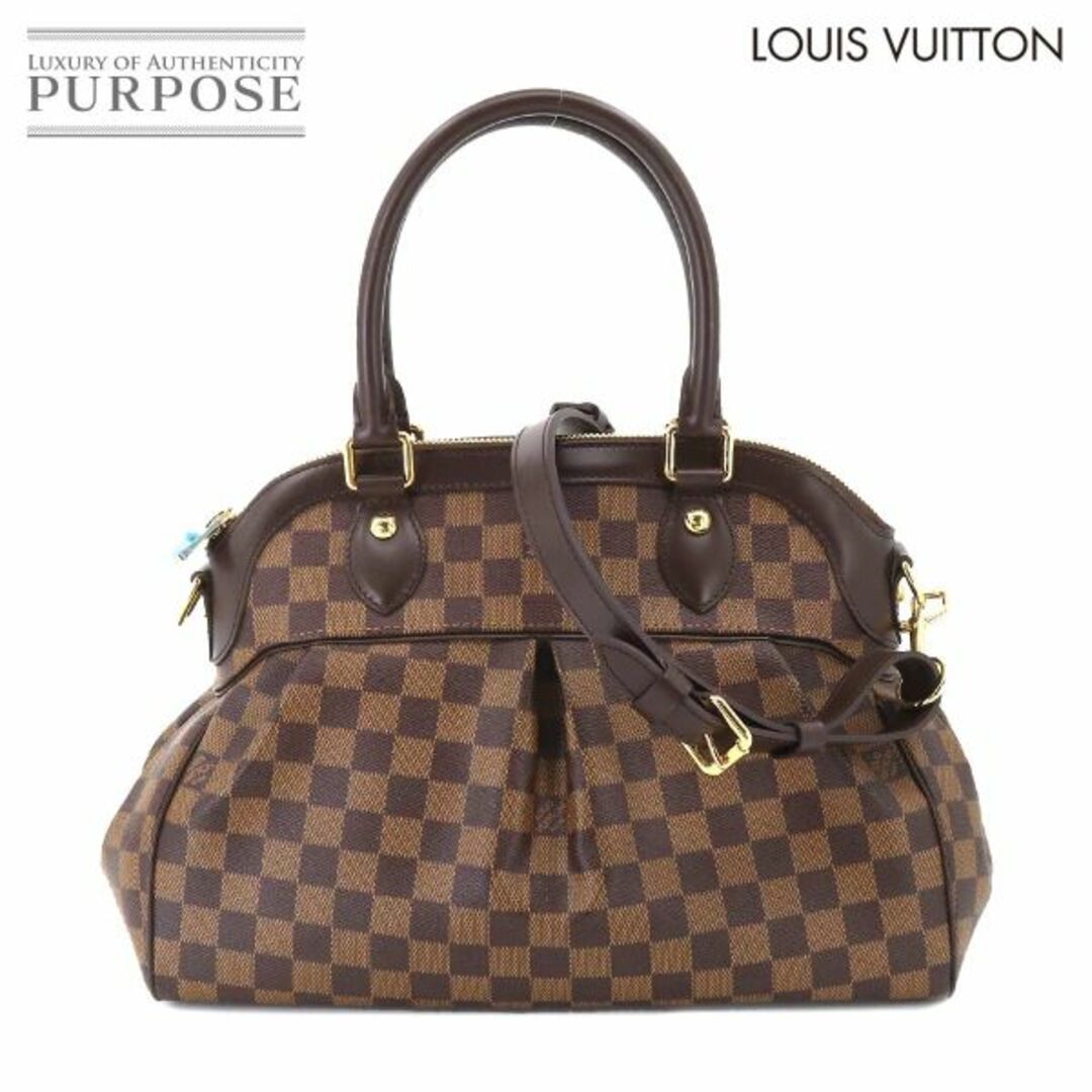 未使用 展示品 ルイ ヴィトン LOUIS VUITTON ダミエ トレヴィ PM 2way ハンド ショルダー バッグ エベヌ N51997 VLP 90206637