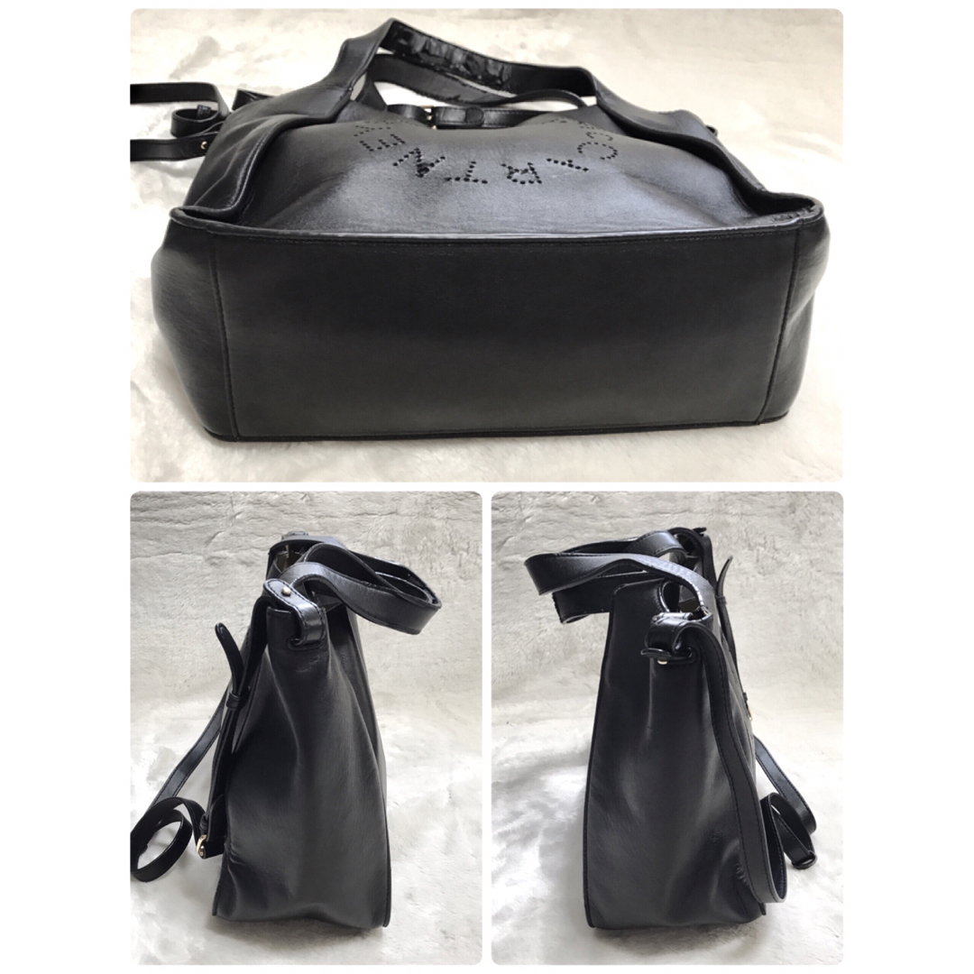 STELLA McCARTNEY 2WAY ポーチ付き ハンドバッグ パンチング