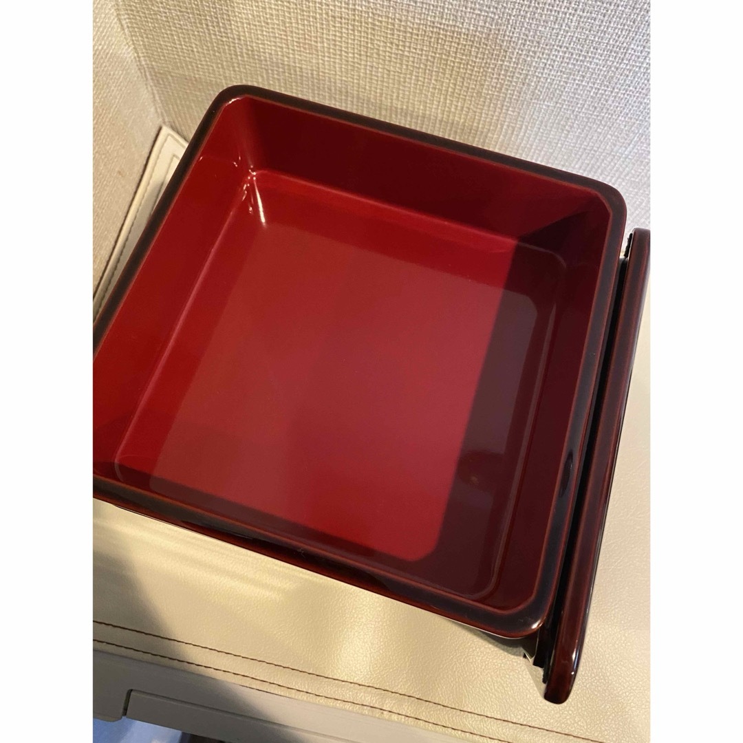 会津塗　沈金　三段重　重箱　おせち料理　正月　運動会のお弁当　漆器