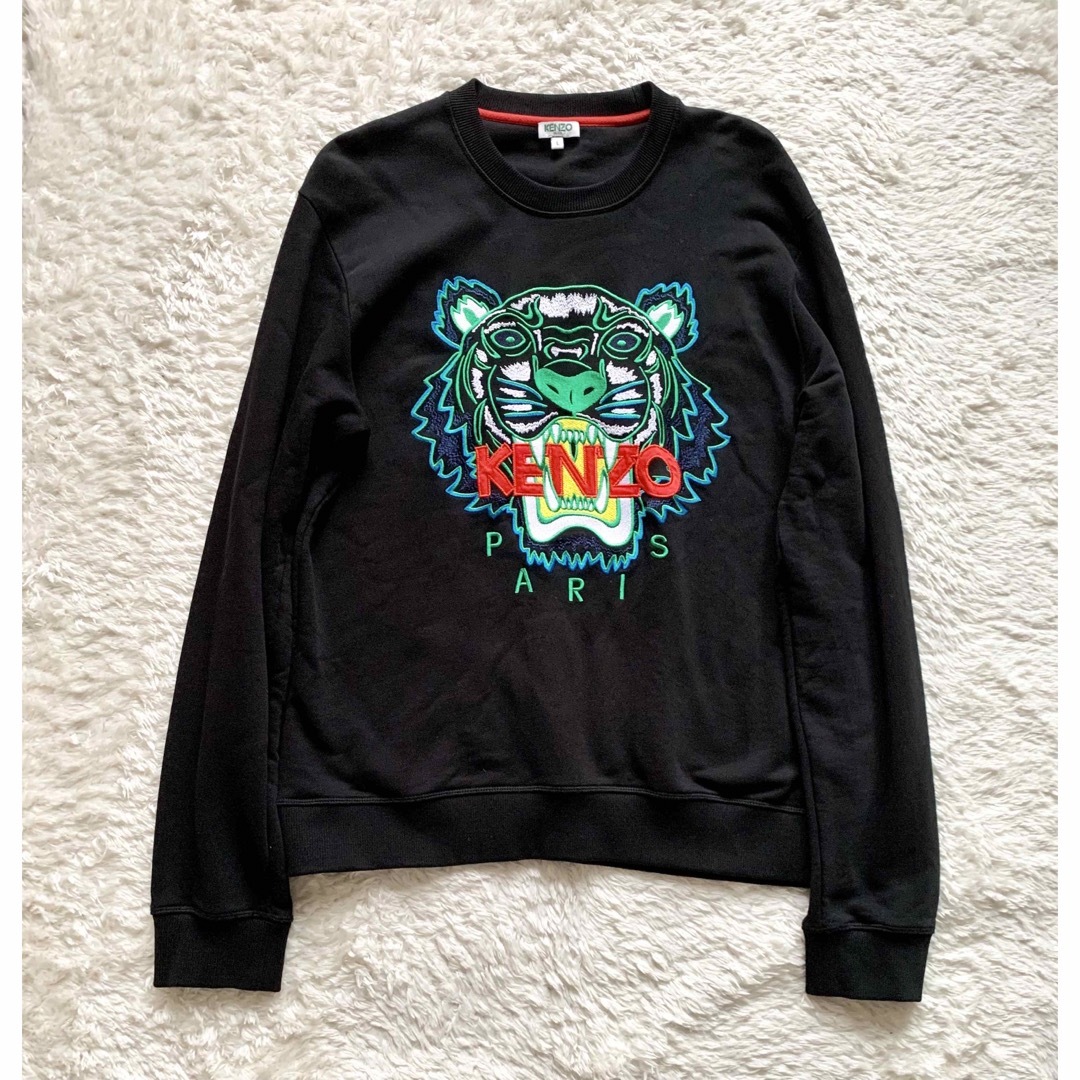 KENZO トレーナー スウェット 美品 F855SW1914XL 黒