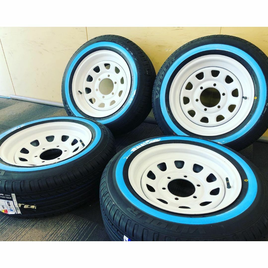 205/65R15 ホワイトリボン タイヤ 4本セット 送料無料!15インチ
