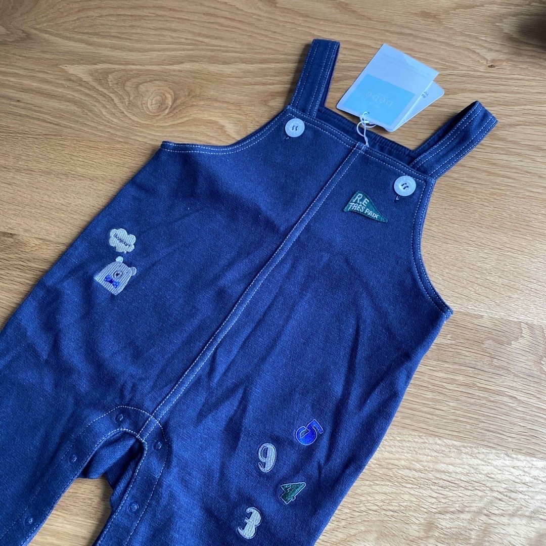 BeBe(ベベ)のべべ　オーバーオール　サロペット　サイズ80-90 新品 キッズ/ベビー/マタニティのベビー服(~85cm)(カバーオール)の商品写真