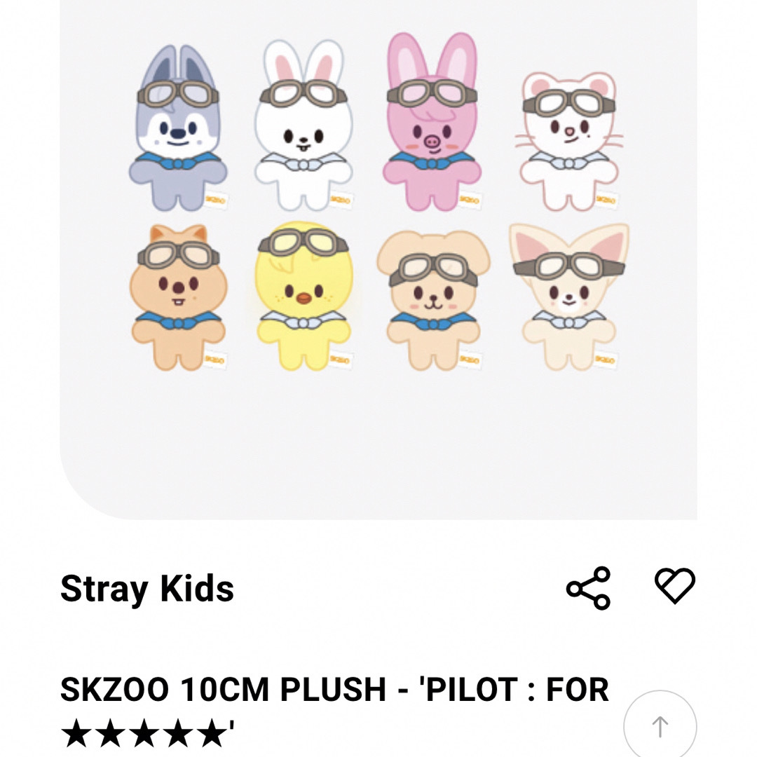 Stray Kids SKZOO  Pilot 10cm ぬいぐるみ チャンビン