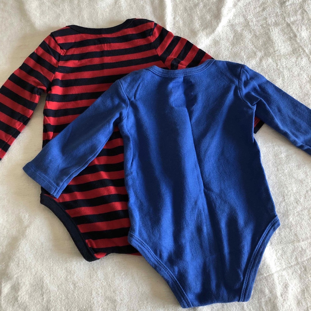 babyGAP(ベビーギャップ)のBabyGAP & NIKE  ベビーロンパース2枚セット キッズ/ベビー/マタニティのベビー服(~85cm)(ロンパース)の商品写真