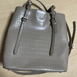 ザラ(ZARA)のZARA ハンドバッグ、ショルダーバッグ　グレージュ(ハンドバッグ)