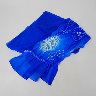 へこ帯 兵児帯 男児 浴衣用 絞り染め 青色 NO39370(甚平/浴衣)
