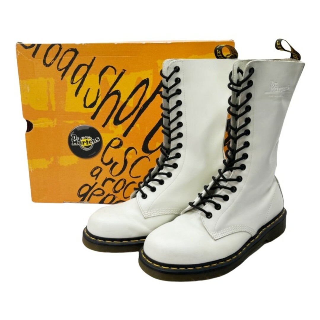 ◆◆Dr.Martens ドクターマーチン 14ホールブーツ　UK9　EU43　 AW006 ホワイト