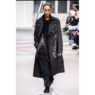 Yohji Yamamoto - ヨウジヤマモト 21aw 鹿鳴館 リバーシブルトレンチ ...