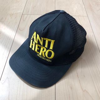 アンタイヒーロー(ANTI HERO)のANTI HERO アンタイヒーロー メッシュキャップ USA製 黒(キャップ)