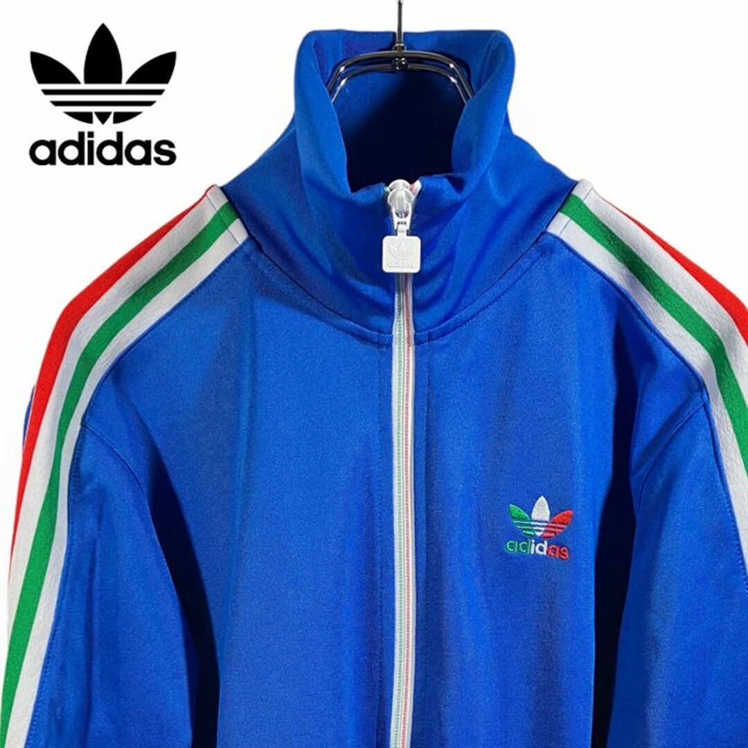 美品‼️adidas アディダスオリジナルス　ジップジャケット  紺色　M