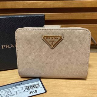 プラダ PRADA 財布 二つ折り レディース サフィアーノ コンパクト財布 2023年春夏新作 1ML018 2DYG