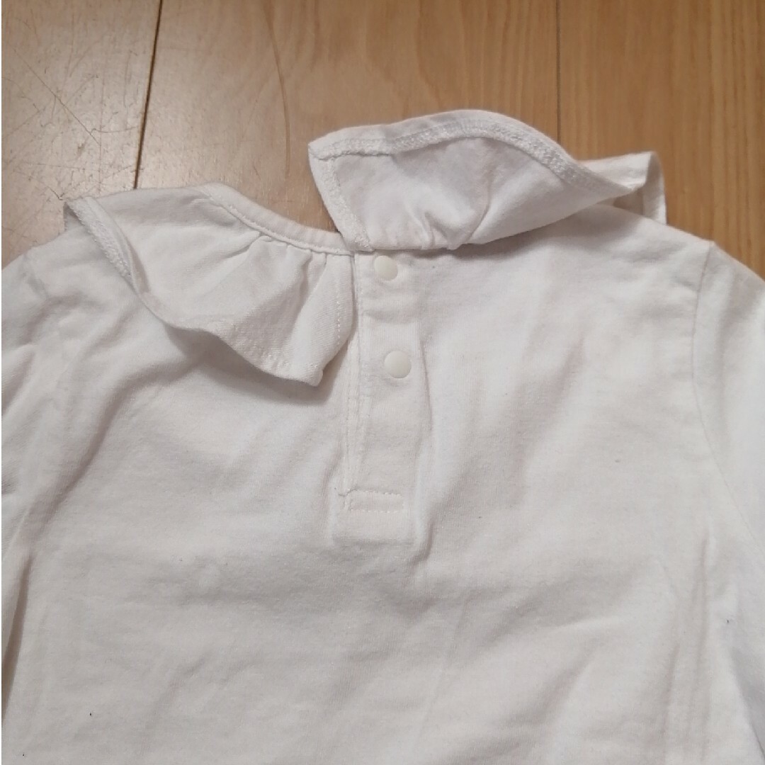 女の子　カットソー　SIZE100　２枚セット キッズ/ベビー/マタニティのキッズ服女の子用(90cm~)(Tシャツ/カットソー)の商品写真