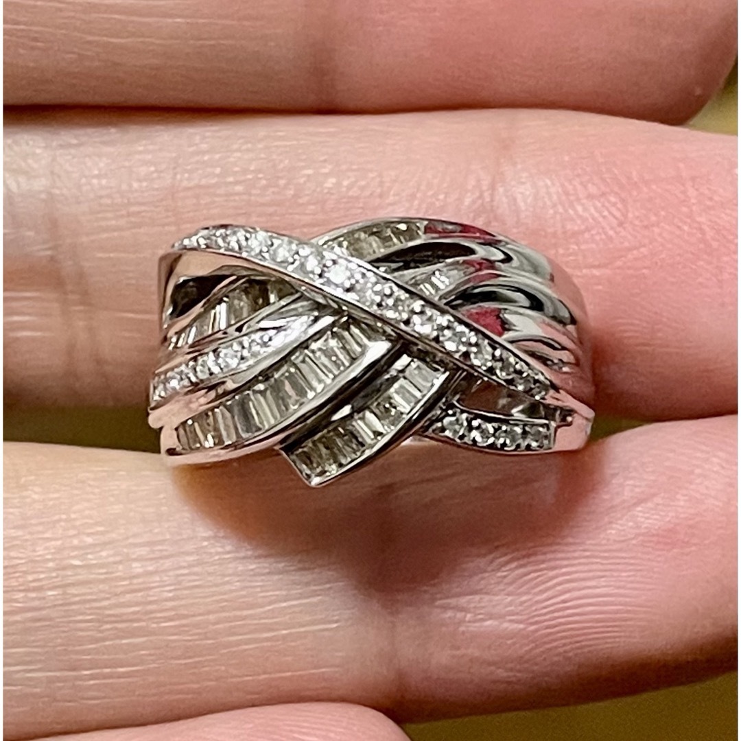 k18WG  ダイヤモンド1.20ct  リング　鑑別書 レディースのアクセサリー(リング(指輪))の商品写真