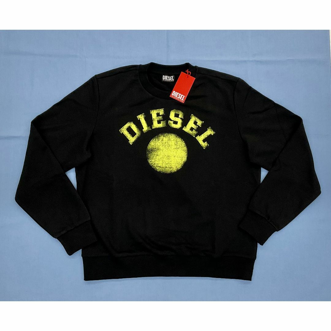 DIESEL(ディーゼル)のディーゼル　スウェット　トレーナー　0123ブラック　XXLサイズ　A08685 メンズのトップス(スウェット)の商品写真