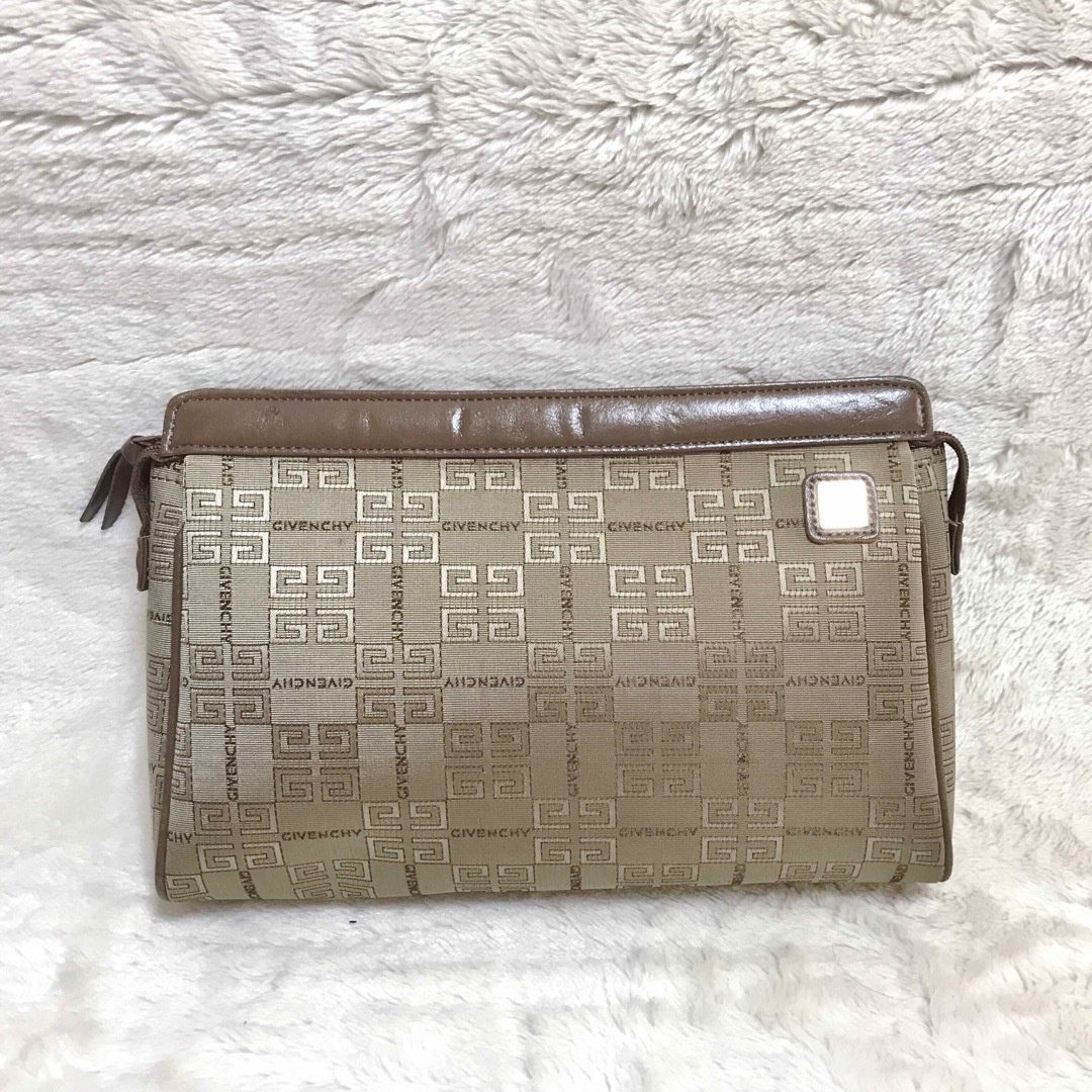 GIVENCHY - GIVENCHY 総柄 ジャガード セカンドバッグ クラッチバッグ